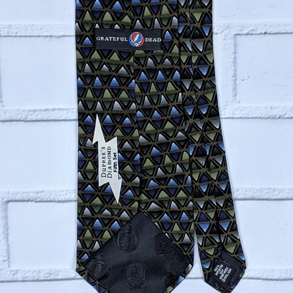 Vintage Grateful Dead Silk Tie Dupree's Diamond - Picture 5 of 8